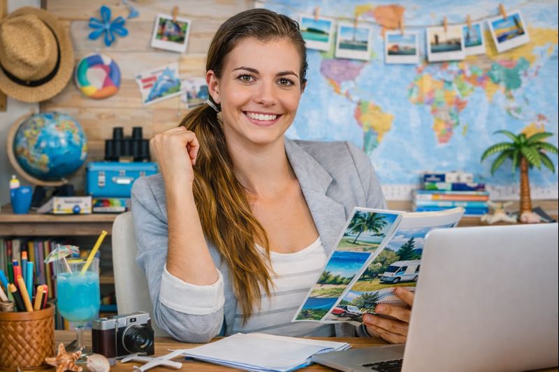 female travel agent female travel agent